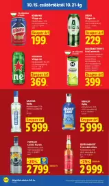 Lidl akciós újság hét 42 Oldal 18: Mark&matthew's hard lemonade €399,00, Queen Margot skót whisky €2.999,00