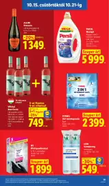 Lidl akciós újság hét 42 Oldal 19: Persil mosógél €5.999,00, Cien vattakorong €549,00