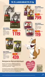 Lidl akciós újság hét 42 Oldal 25: Mila's world száraz macskaeledel €1.119,00, Mila's world pástétom macskáknek €119,00