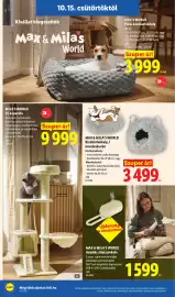 Lidl akciós újság hét 42 Oldal 26: Max & mila's world kisállatfekhely / macskakuckó €3.499,00