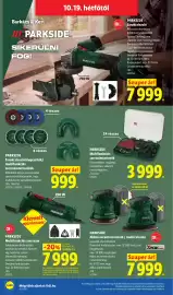 Lidl akciós újság hét 42 Oldal 50: Parkside multifunkciós szerszám €7.999,00