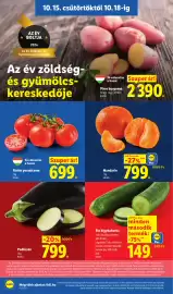 Lidl akciós újság hét 42 Oldal 6: Padlizsán €799,00, Lidl Mandarin €799,00