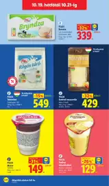 Lidl akciós újság hét 42 Oldal 60: Pilos tehéntúró €549,00, Pilos musso €149,00