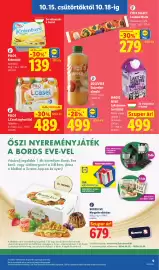 Lidl akciós újság hét 42 Oldal 9: Pilos Krémtúró €139,00, Pilos l.casei joghurtital €489,00