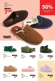 Scapino folder Pagina 11: Thu!s pantoffels €6,49, Thu!s pantoffels €5,49
