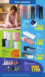 Lidl akciós újság hét 42 Oldal 11: Lupilu kislány alsó €1.196,00, Lupilu kisfiú boxer alsó €1.497,00