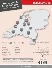 Woonsquare folder week 42 Pagina 10: Onze collectie in het écht zien? Bezoek een megastore INRUILDAGEN WS WS WS WS WS WS WS
