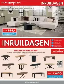 Woonsquare folder week 42 Pagina 5: Lavie Suisse stel zelf uw tafel samen €499,00