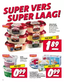 Nettorama folder week 42 Pagina 10: La vache qui rit cheezedippers €0,99, Johma brood & toast salade €1,89