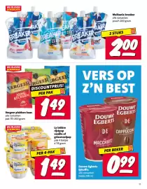 Nettorama folder week 42 Pagina 11: La latière rijstpap vanille of griesmeelpap €1,49, Vergeer plakken kaas €1,49