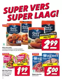 Nettorama folder week 42 Pagina 12: Iglo stoom & klaar €1,99, Wagner pizza fina €0,50