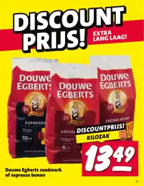 Nettorama folder week 42 Pagina 23: Douwe Egberts roodmerk of espresso bonen €13,49