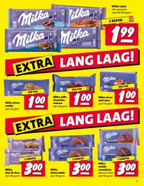 Nettorama folder week 42 Pagina 27: Milka choco wafer €3,00, Milka repen €1,99