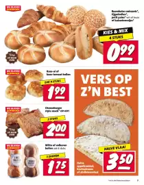 Nettorama folder week 42 Pagina 9: Halve vlaai €0,35, Cheeseburger style snack €2,00