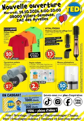 TEDi (valable jusqu'au 21-10)