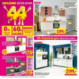 Möbel Boss Prospekt woche 41 Seite 4: Flex-Well Küchenzeile, Tiago, basaltgrau/Eiche San Remo €1.699,00