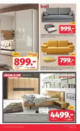 Segmüller Prospekt Seite 25: SEGMOELLER select Schlafzimmer „WSM 1600“ €4.499,00, Schlafsofa „Rom“ €999,00