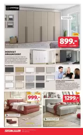 Segmüller Prospekt Seite 26: Kleiderschrank Liventio €899,00, Polsterbett „Parzanica“ €1.299,00