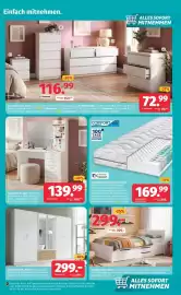 Segmüller Prospekt Seite 29: Taschenfederkernmatratze "Nevio" €169,99, Schminktisch „Marl“ €139,99