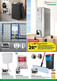 Hagebau Prospekt woche 41 Seite 9: Spezial Regeneriersalztabletten €9,99, GEBERIT Aufputzspülkasten „AP 110“ €36,99