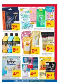 Rusta Prospekt woche 41 Seite 3: Lenor Waschmittel Schnell Auflösend €4,99, Duschgel Nature Box €2,29