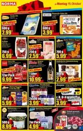 Norma Prospekt woche 43 Seite 7: Elcurina Pferdebalsam €3,99, Gut Langenhof Chicken Nuggets €5,99