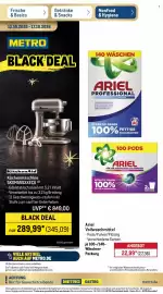 METRO Prospekt woche 42 Seite 1: Frische & Basics 12.10.2026-17.10.2026 Getränke & Snacks Nonfood & Hygiene METRO BLACK DEAL