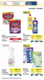 METRO Prospekt woche 42 Seite 12: WC Frisch Kraft Aktiv €4,49, Somat Maschinengeschirrspülmittel €10,49