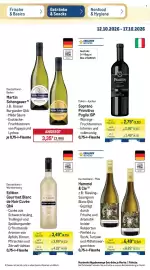 METRO Prospekt woche 42 Seite 26: Soprano Primitivo Puglia IGP €2,79, Edition Gourmet Blanc de Noir Cuvée QbA €3,49