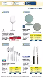METRO Prospekt woche 42 Seite 3: Besteck-Serie "Tramontina" €9,99, Besteck-Serie „Scandinavia“ aro €5,89