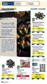 METRO Prospekt woche 42 Seite 36: ALFRIO Miesmuschel €7,49, ASC Miesmuschelfleisch €7,29