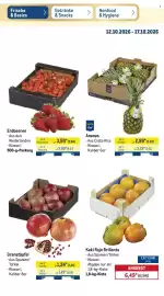METRO Prospekt woche 42 Seite 38: Kaki Rojo Brillante €6,49, Granatäpfel €1,34