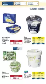 METRO Prospekt woche 42 Seite 44: Aro Crème Fraîche €5,89, Bresso €1,21