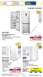 METRO Prospekt woche 42 Seite 9: Gorenje Kühl-/Gefrierkombination N 619 EAXL4 €299,99