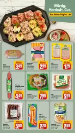 REWE Prospekt woche 42 Seite 16: Landstolz Thüringer Wurstpack €7,99, Thüringer Bockwurst €5,99