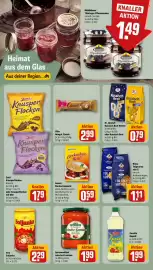 REWE Prospekt woche 42 Seite 18: Spreewaldhof Letscho Premium €1,99, Komet Eierkuchenmehl €0,59