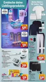 REWE Prospekt woche 42 Seite 29: Sanitas Blutdruckmessgerät »SBM O3« €2,99, K-Pop Demon Hunters Haushaltswaren €5,99