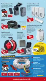 Sonderpreis Baumarkt Prospekt woche 42 Seite 13: Kabeltrommel €54,99, Wochenzeitschaltuhr digital €5,99