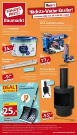 Sonderpreis Baumarkt Prospekt woche 42 Seite 16: Feuchtraum-leuchte €9,99, Scheppach Band- und Tellerschleifer €77,00
