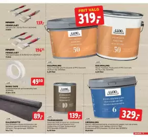 Jem & fix tilbudsavis uge 42 Side 13: LUXi GULVMALING €319,00, LUXi MALERMÅTTE €89,00
