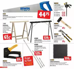 Jem & fix tilbudsavis uge 42 Side 18: VATERPASSÆT €129,00, BORDBUK €65,00