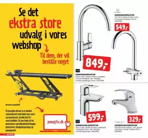 Jem & fix tilbudsavis uge 42 Side 6: KØKKENARMATUR €849,00, HÅNDVASKARMATUR €599,00