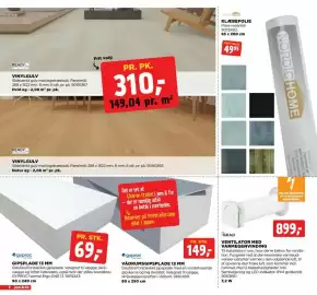 Jem & fix tilbudsavis uge 42 Side 8: VÅDRUMSGIPSPLADE 13 MM €149,00, KLÆBEFOLIE €49,95