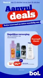 Bol.com folder week 42 Pagina 1: Dove Advanced Care douchegeel €14,28