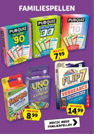 Boekenvoordeel folder Pagina 11: Skip-bo express €8,99, Flip7 Vengeance €14,99