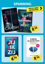 Boekenvoordeel folder Pagina 13: De crash €9,99, Gebroken engelen €9,99