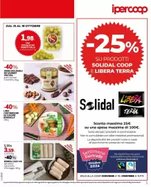 Volantino Coop Master Alleanza 3.0 | ipercoop Pagina 5: Uva di Puglia IGP Varietà Italia €1,98
