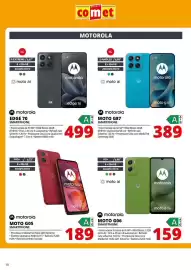 Volantino Comet Pagina 10: Motorola moto g05 smartphone €189,00, Motorola MOTO G87 SMARTPHONE €389,00