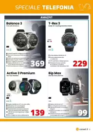 Volantino Comet Pagina 11: Balance 3 €369,00, T-Rex 3 Ready-for-Anything Adventure Watch €229,00
