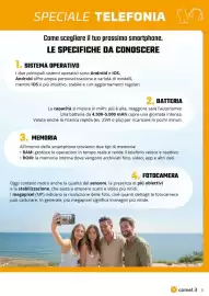 Volantino Comet Pagina 3: SPECIALE TELEFONIA ☐② Come scegliere il tuo prossimo smartphone. LE SPECIFICHE DA CONOSCERE 1